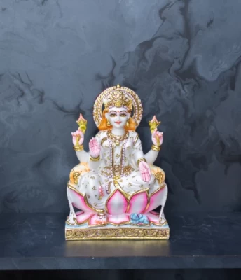 New Marble Dust Laxmi Ji In 12 Inch