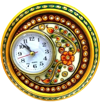 Marble 6 Inch Decorative Clock