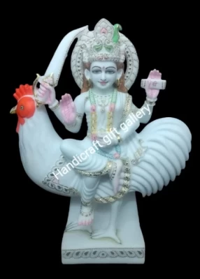 Marble Dust Murga Devi In 9 Inch