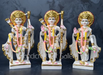 Marble Dust Gold & White Ram Pariwar