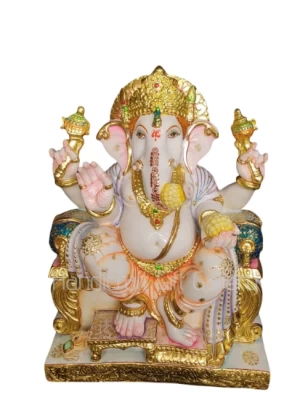 Marble Dust Chowki Ganesh ji