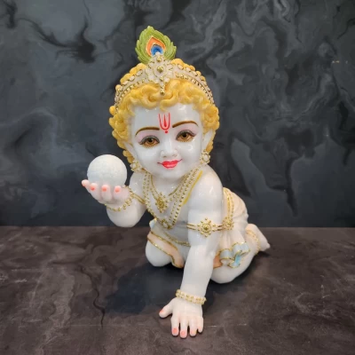 New Marble Dust Laddu Gopal Krishna Ji