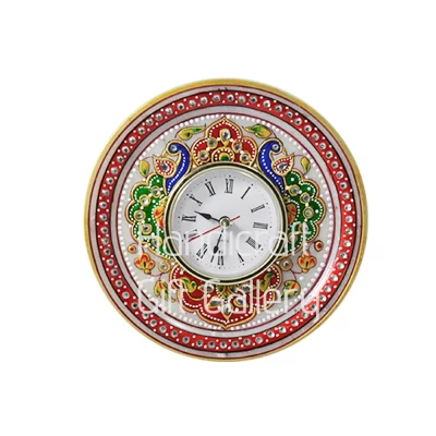 Marble Multicolour Table clock