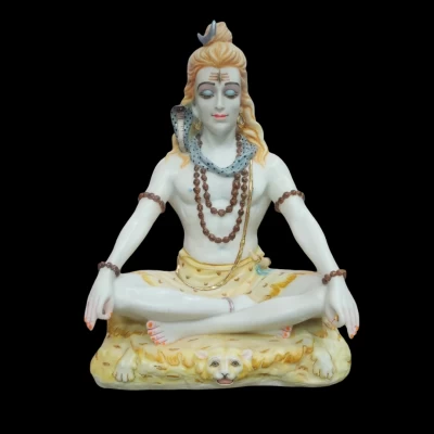 Culture Marble Shiv Ji In 18 Inch