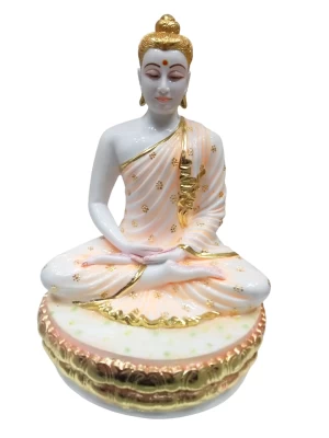 Fine Marble Dust Pink Shading Buddha