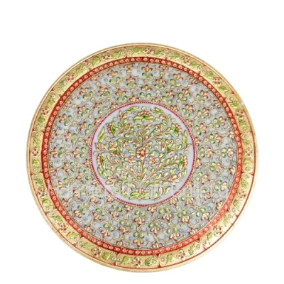 White Marble Decorative Plate