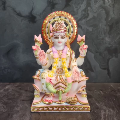 Marble Dust Cut Gold White Laxmi
