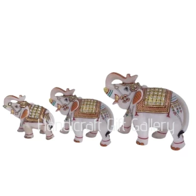 Marble Multicolor Elephants