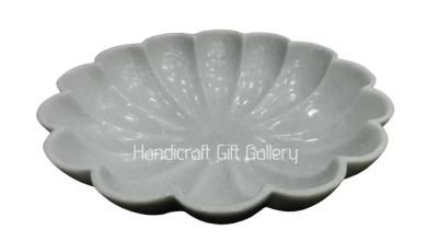 White Marble Round Bowl