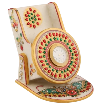 Marble Mobile Stand In 6 Inch