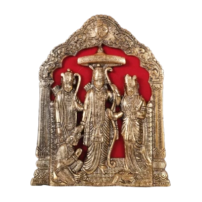 Metal Ram Darbar set In 9 Inch