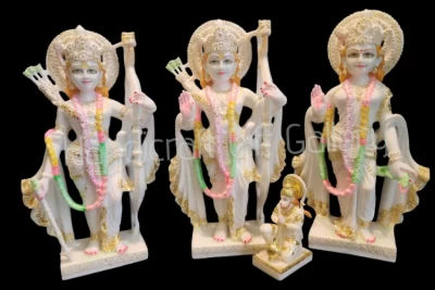 Marble Dust Ambos Painting Ram Darbar In 12 Inch