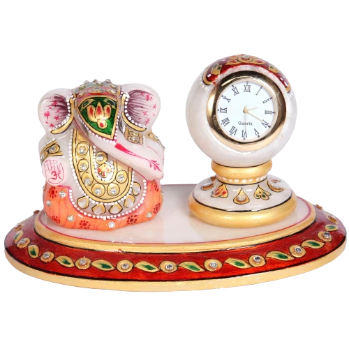 Oval Ganesh With Pillar Watch
