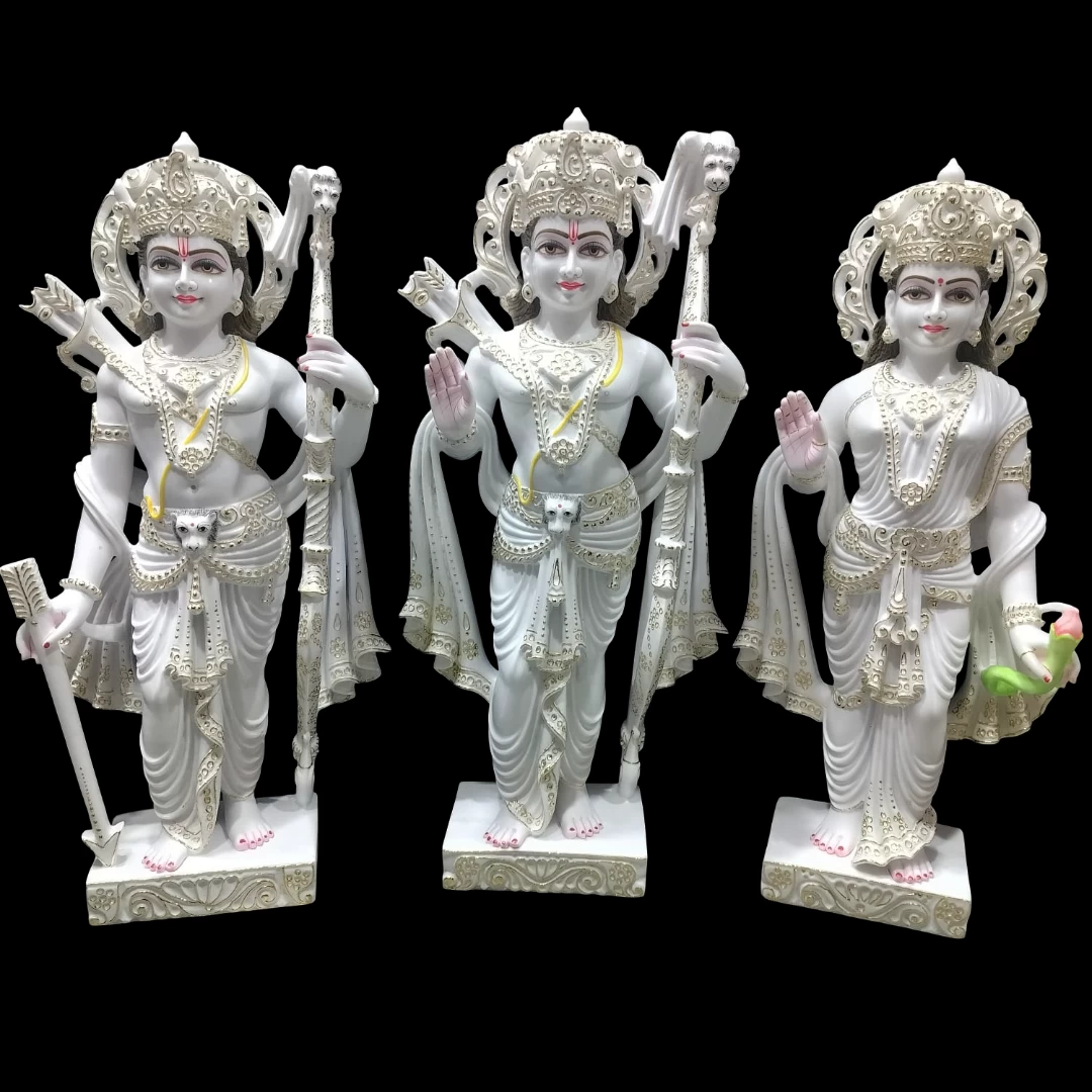 Fine Cut Gold Work Ram Darbar set