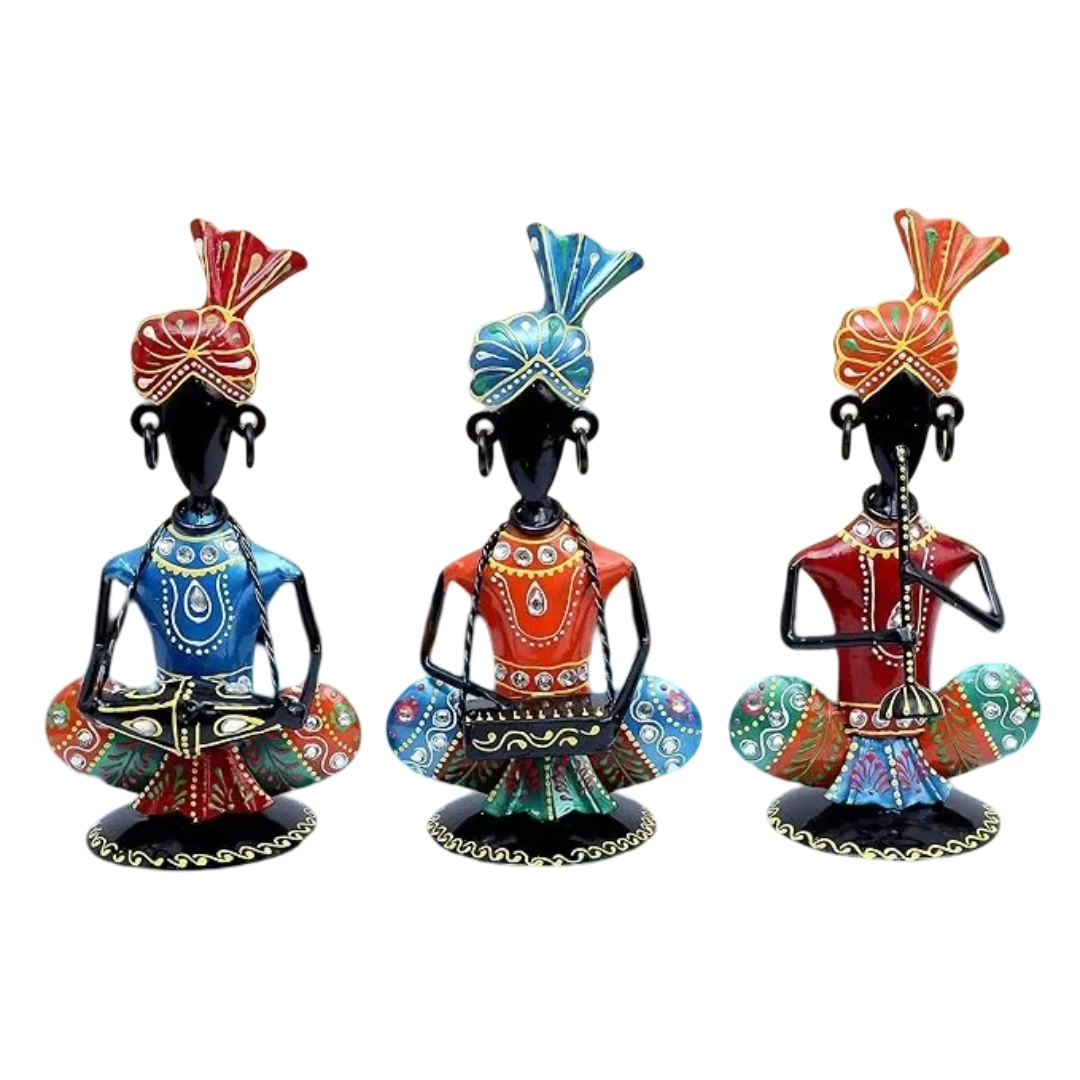 Metal Rajasthani Musician Set