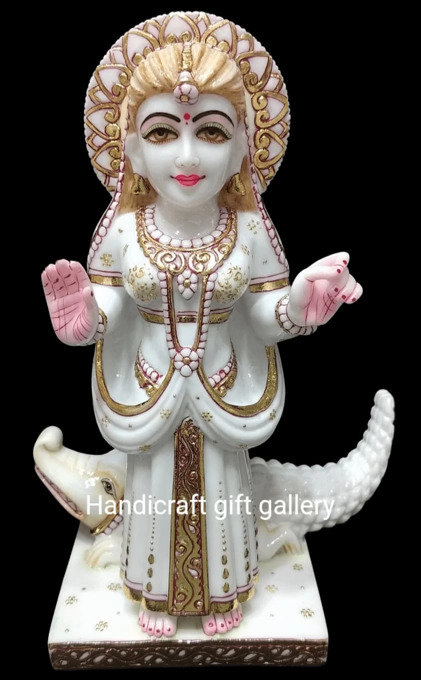 Marble Dust Khodiyar Mata In 12 Inch