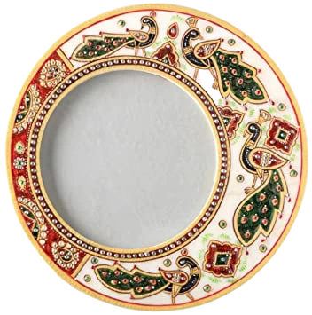 Marble Photo Frames In Round Shape