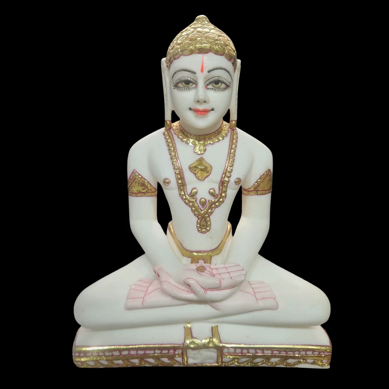 Marble Dust Mahavir Swami Ji In 9 Inch