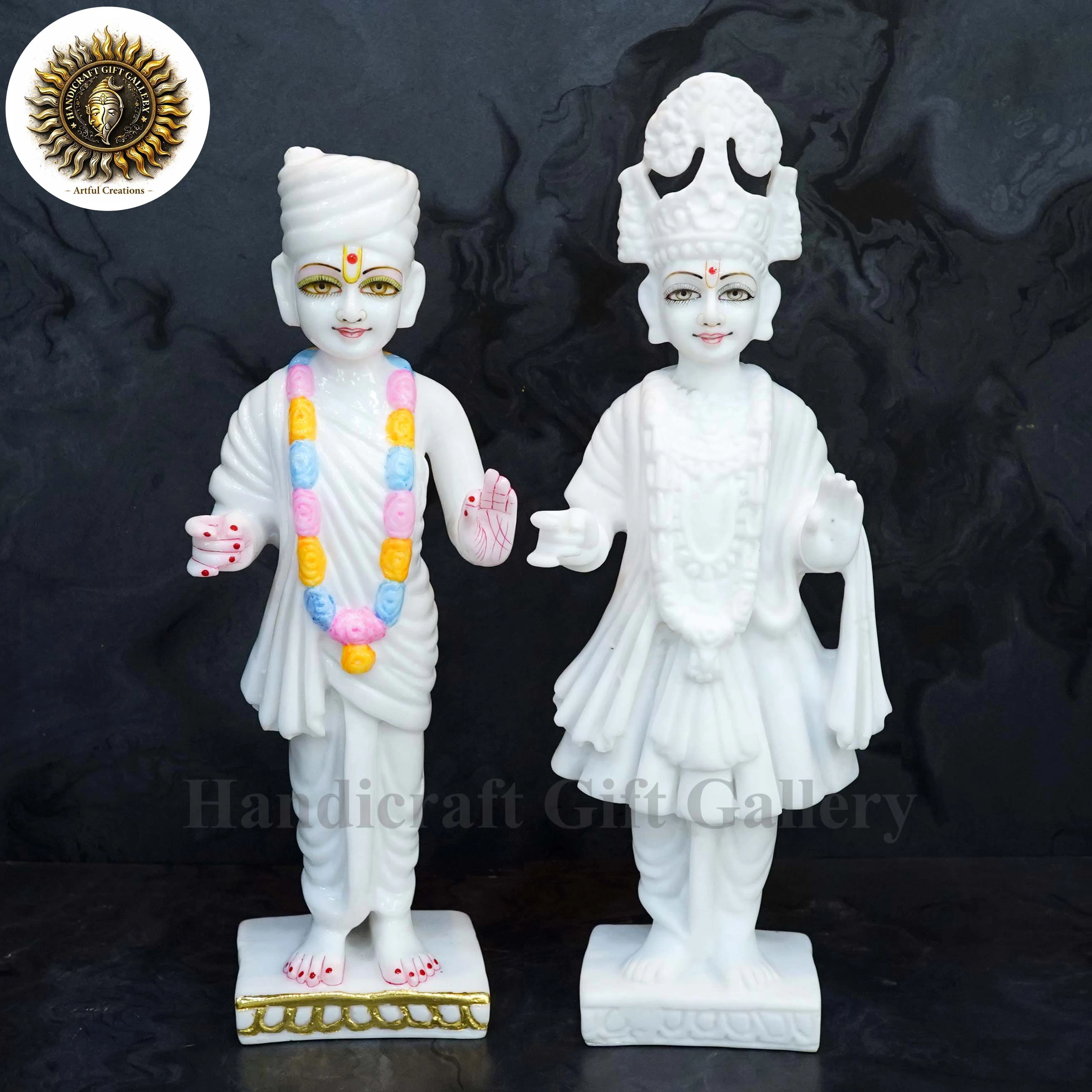 Marble Dust Swami Narayan Ji In 12 Inch