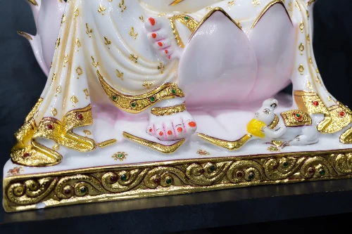 Fine Marble Dust Meena Painting Ganesh Kiran