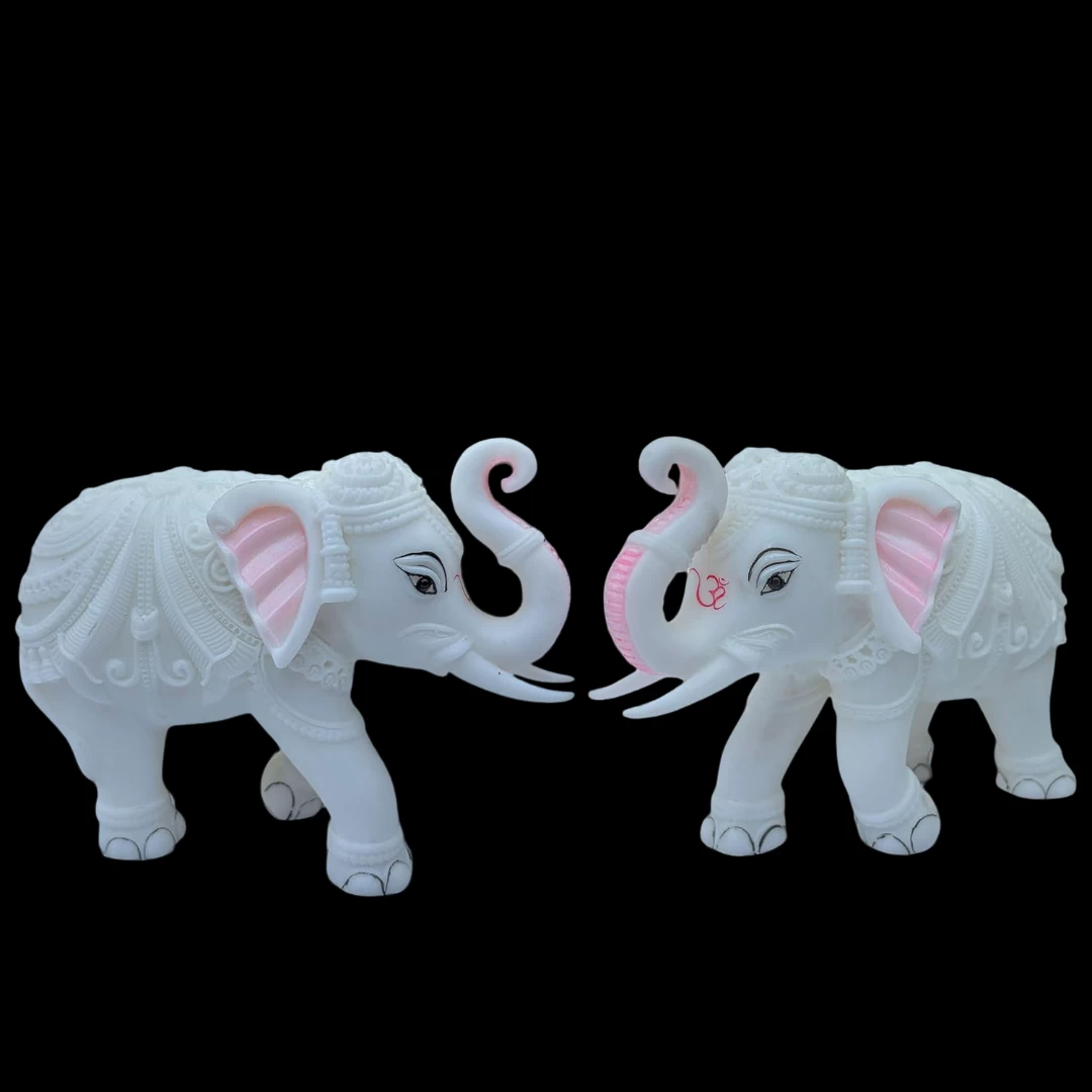 Marble Dust Elephant 2 Inch