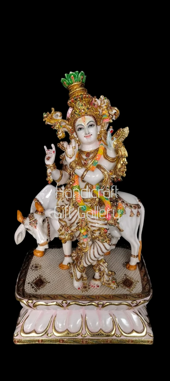 Fine Marble Dust Cow krishna