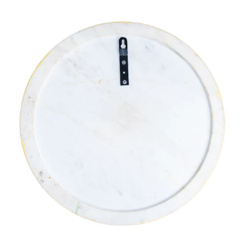 White Marble Decorative Plate 15 Inch