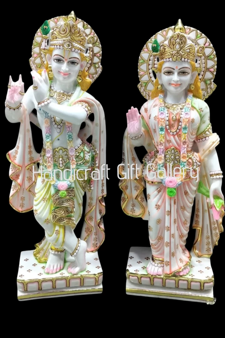 New Marble Dust Radha Krishna Ji