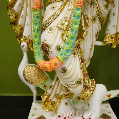 Marble Dust Meena Painting Radha Krishna