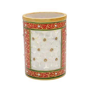 Marble Red Pen Stand