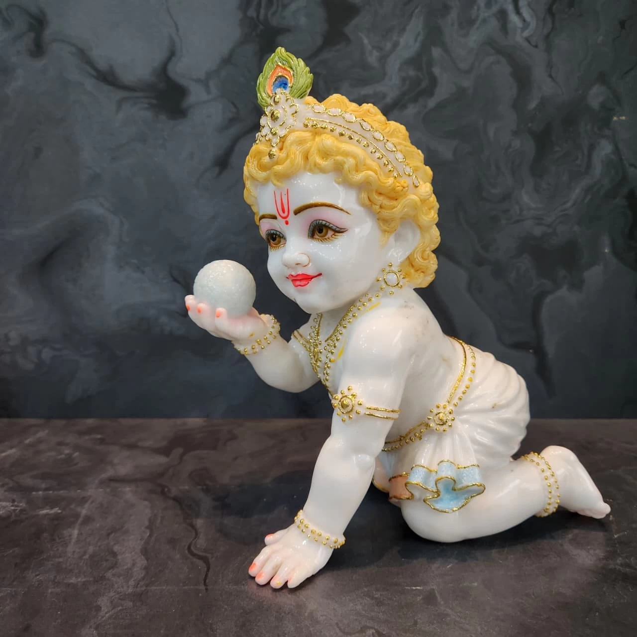 New Marble Dust Laddu Gopal Krishna Ji