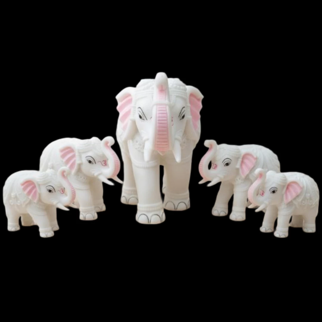 Marble Dust Multisize Pair Elephants