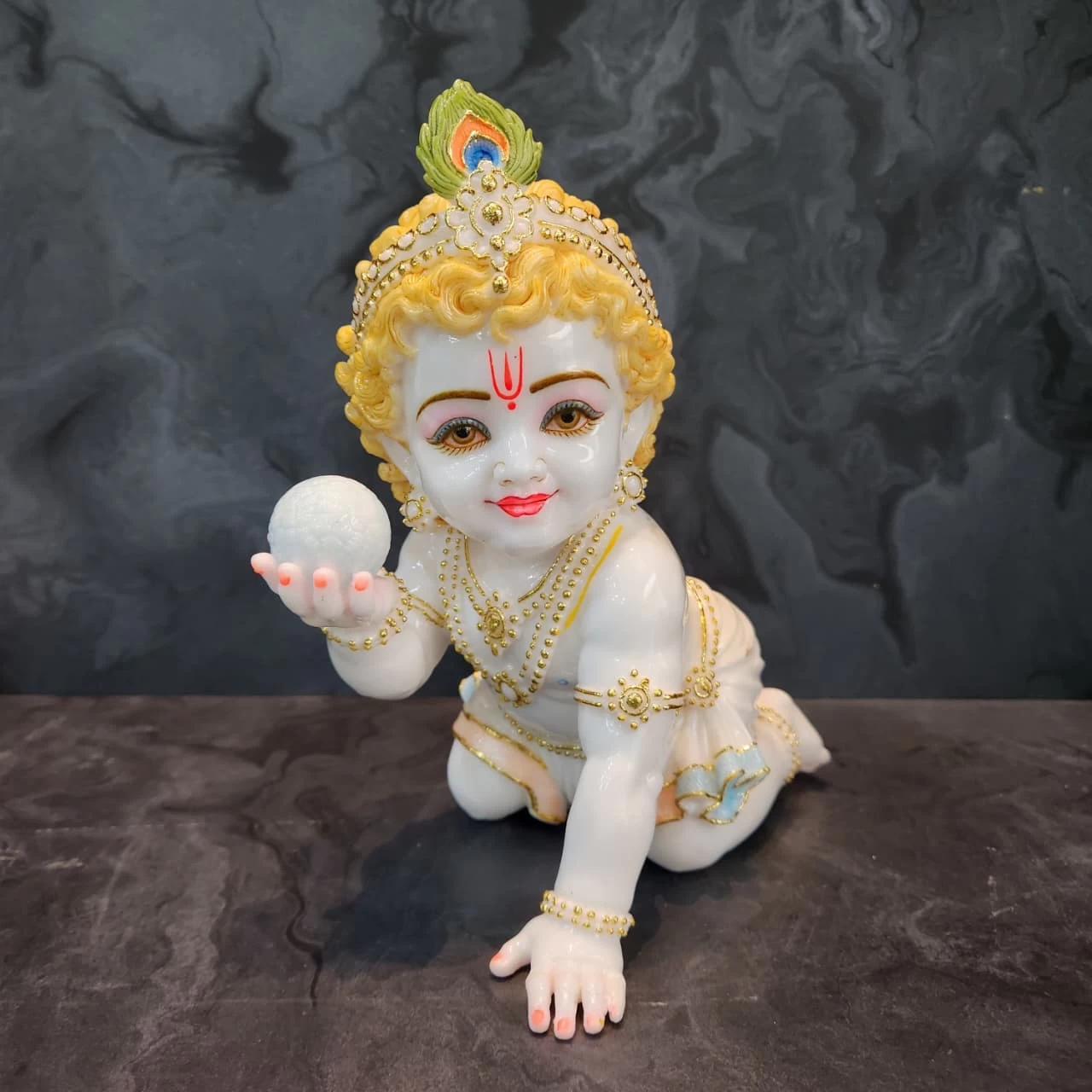 New Marble Dust Laddu Gopal Krishna Ji