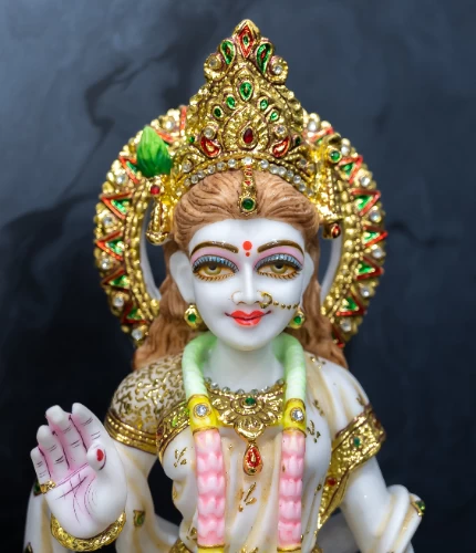 Fine Marble Dust Radha Krishna Set