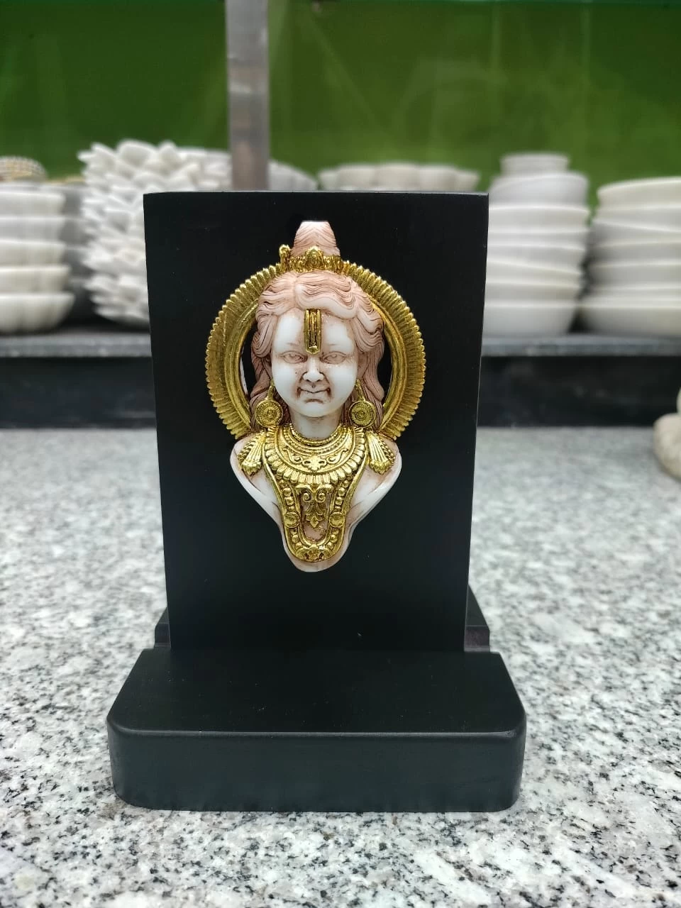 Golden Ramlala Decorative Showpiece in 7 Inch